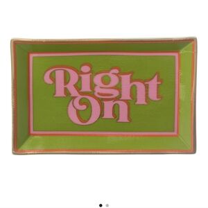 NIB Jonathan Adler Trinket Dish "Right On"